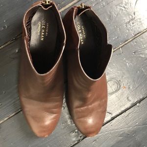Cole Hana Brown booties